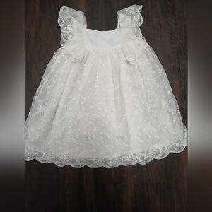 Edgehill Collection Ivory Floral Kids Formal‎ Dress